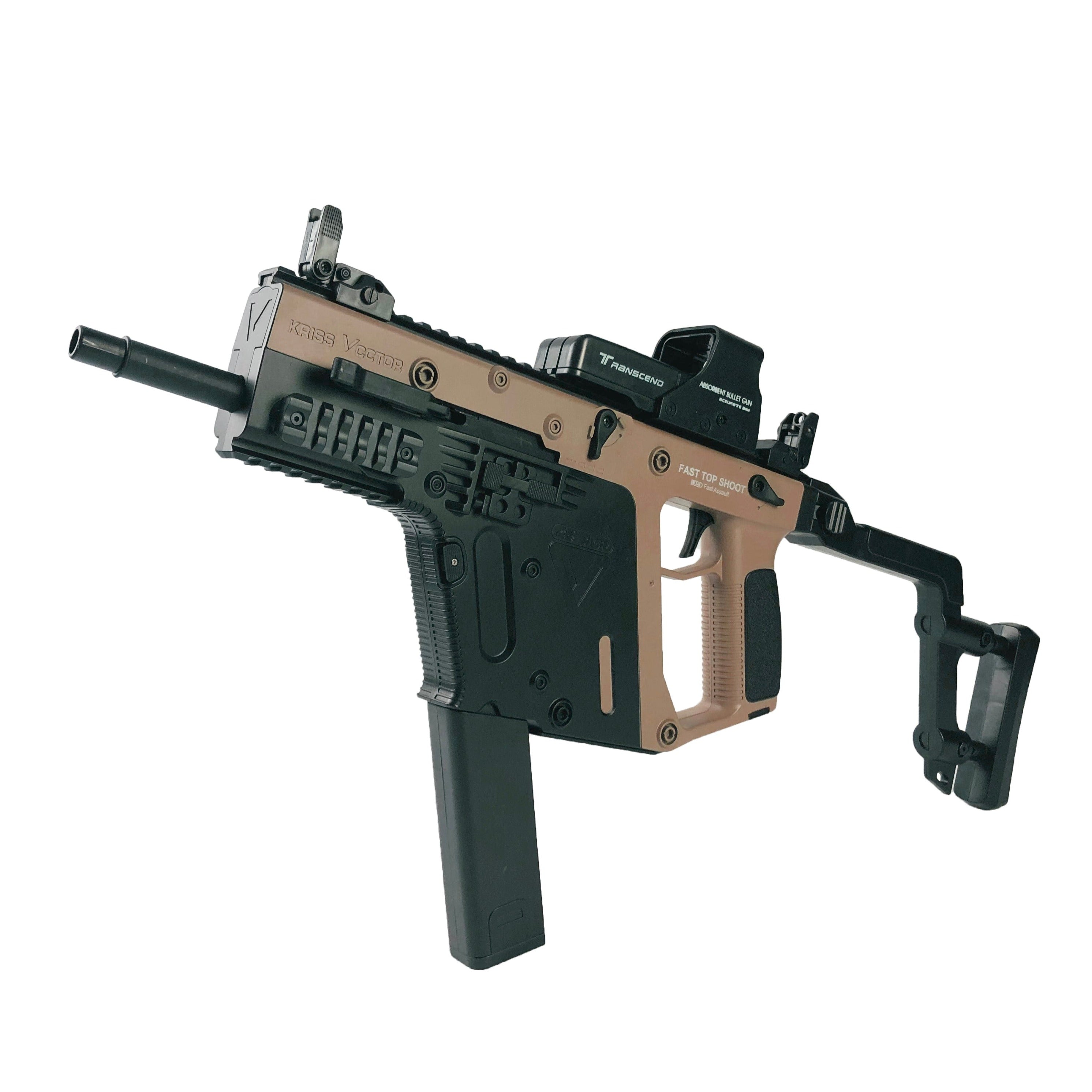 Gelblasterbest™ Kriss Vector V2 Tan Gel Blaster Auto Mode