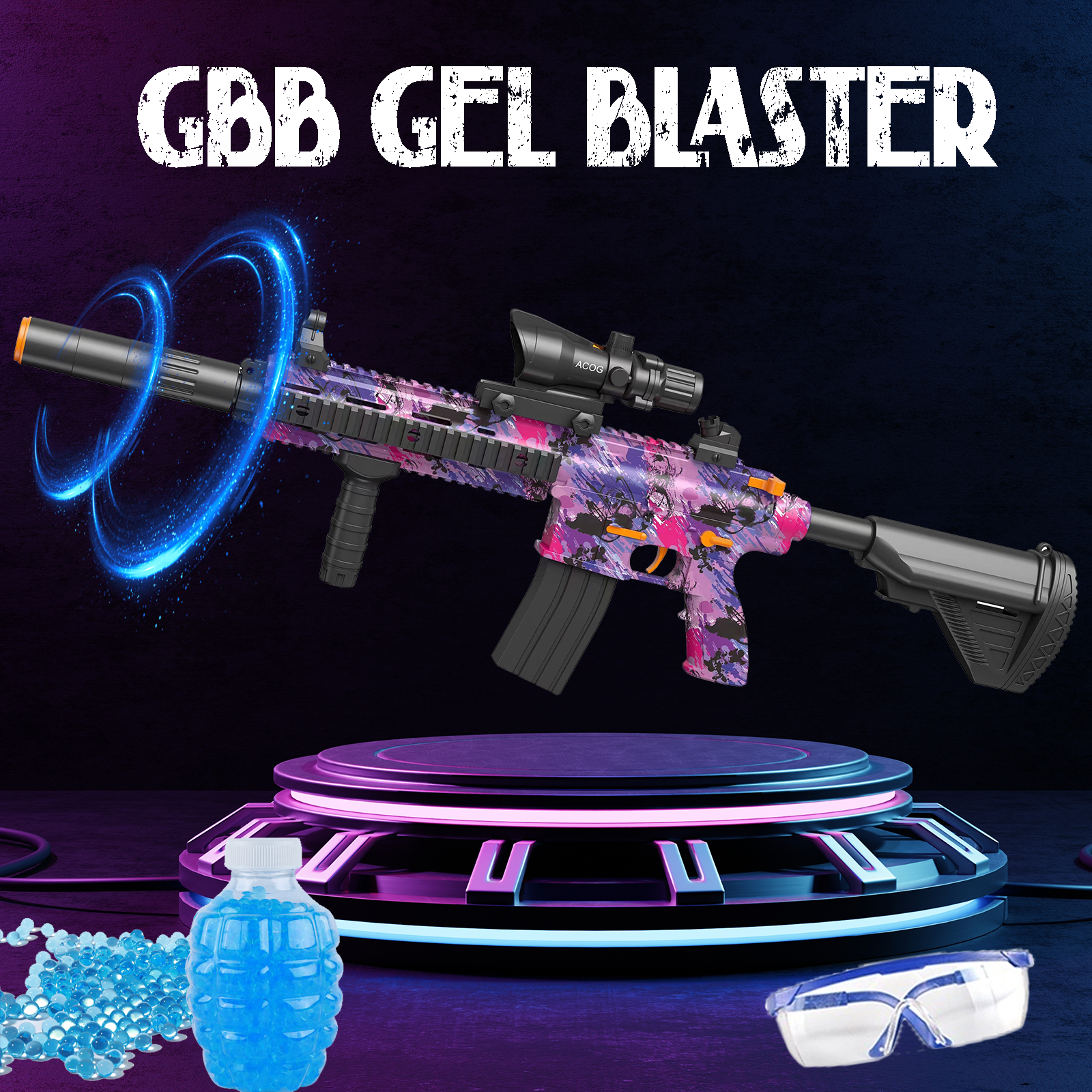 GBB LeHui M416 Gel Blaster  gelblasterbest   