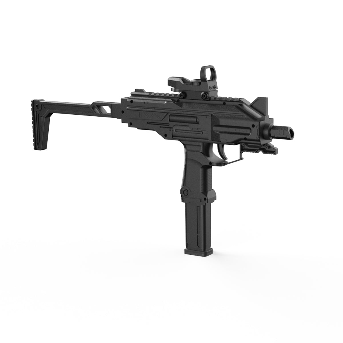 SMG UZI エアソフトガン ブラック ウージー・サブマシンガン - 電動ガン スタンダードタイプ