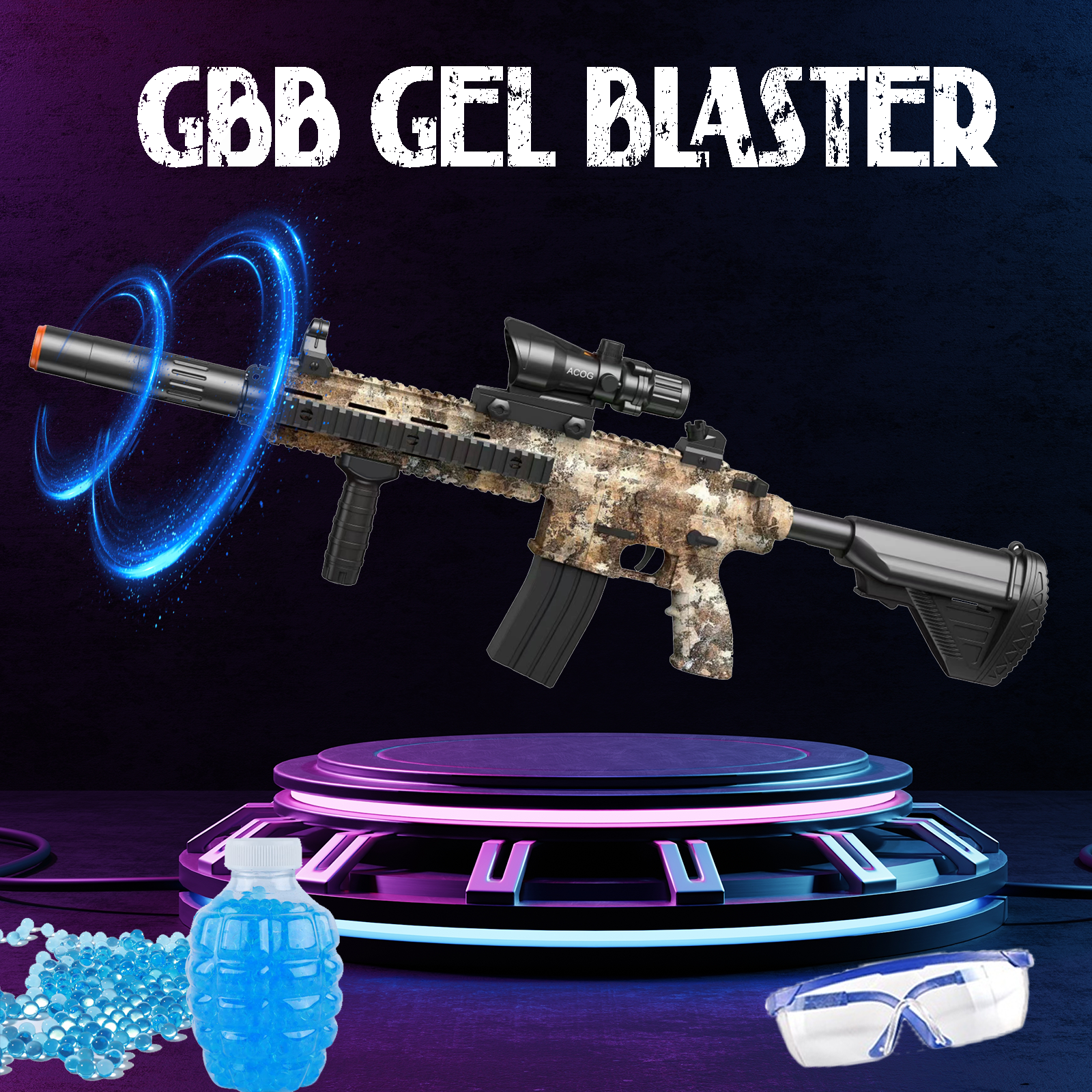 GBB LeHui M416 Gel Blaster  gelblasterbest   