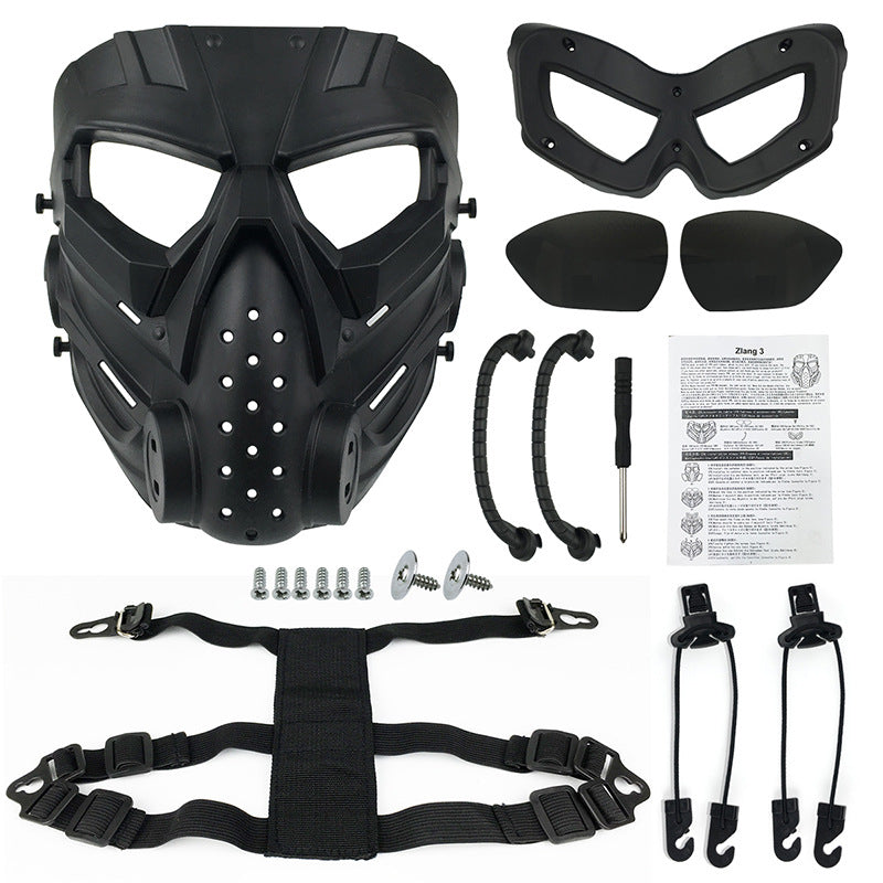 Tactical Full Face Protective Mask  gelblasterbest   