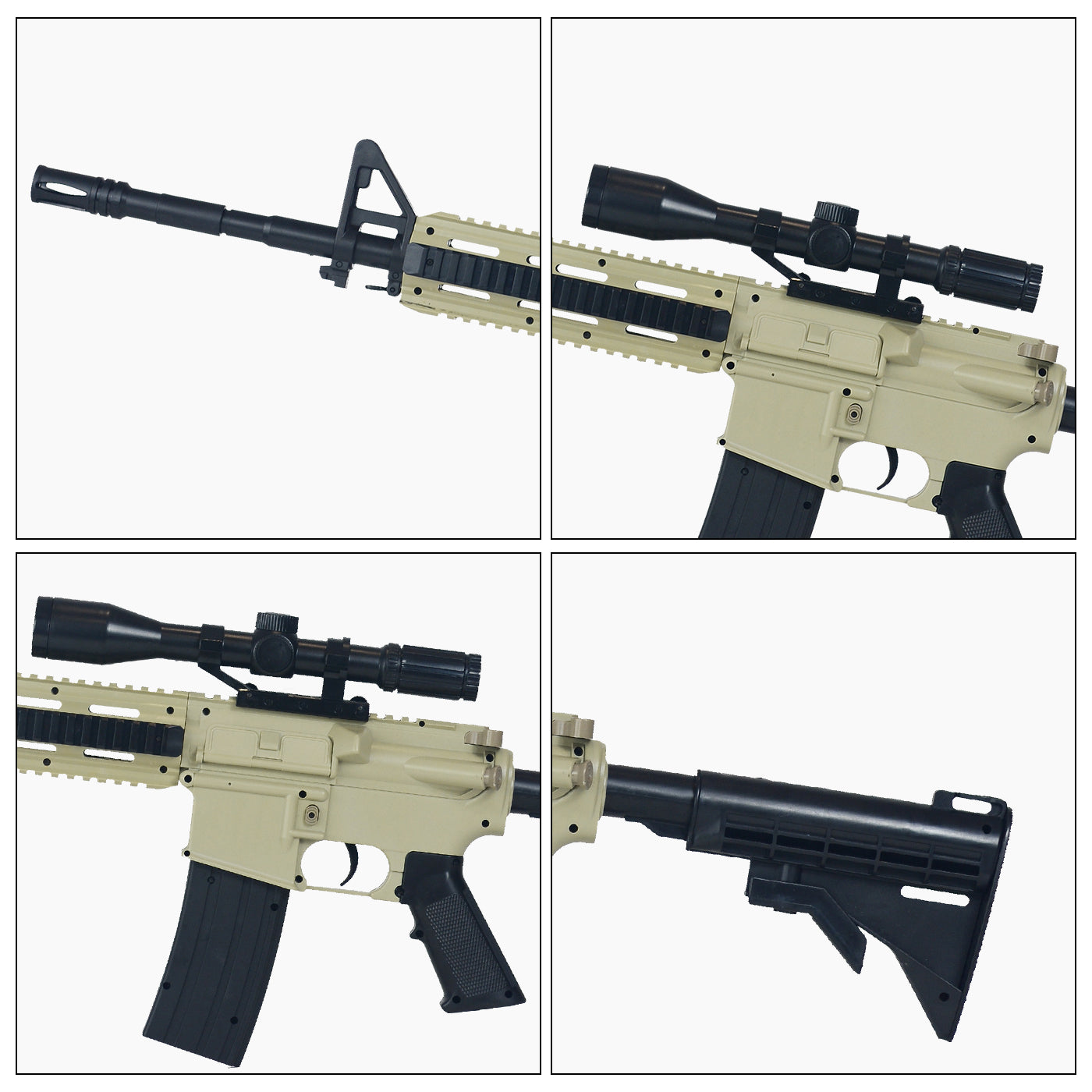 HK416 Gel Blaster-Tan  Boortoys   