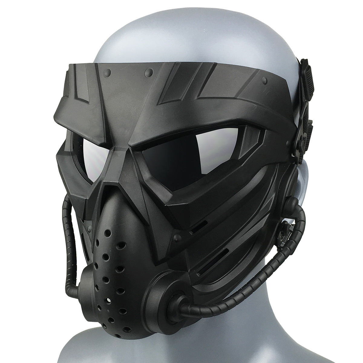 Tactical Full Face Protective Mask  gelblasterbest Black Gray 
