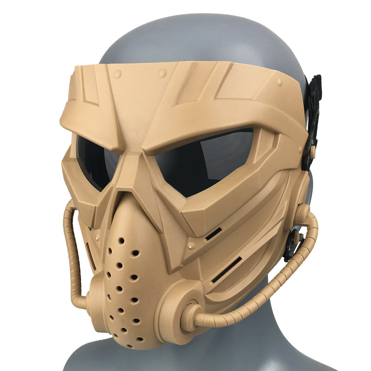 Tactical Full Face Protective Mask  gelblasterbest Yellow Gray 