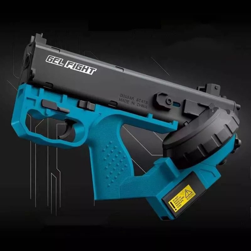 Gelblasterbest™ Cyberpunk 2077 DR12 Quasar Gel Blaster  gelblasterbest blue Automatic Mode 