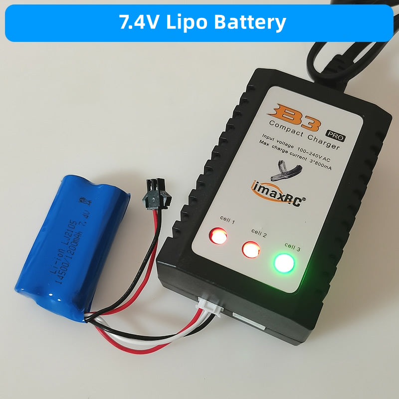 B3 Charger For 11.1V/7.4V Lipo Battery  Gelbiubiu   